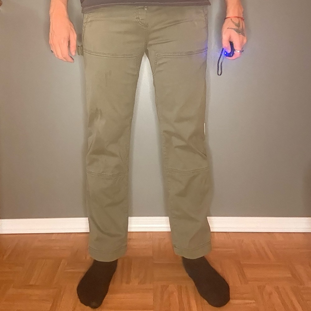 Hollister Men's Olive Cargo Pants